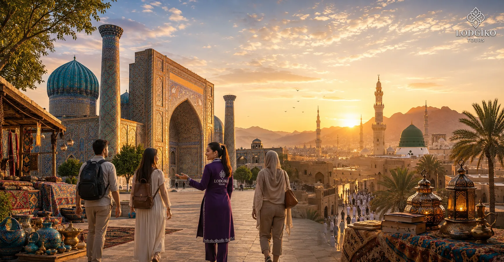 Uzbekistan and Saudi Arabia destinations