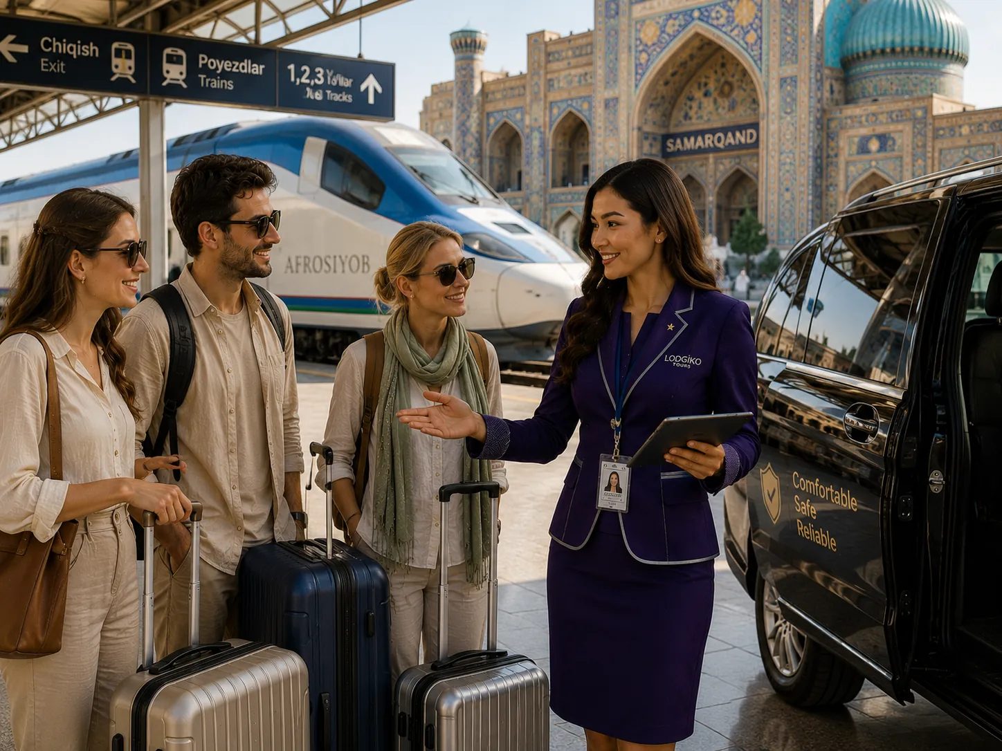 Uzbekistan trains and private transfers