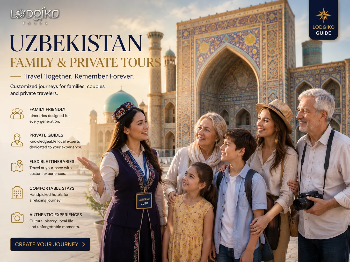 Family enjoying a customized Uzbekistan tour - IMAGE 03 placeholder