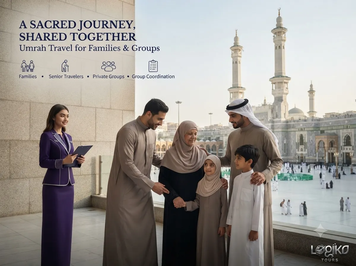 Family and group Umrah journey
