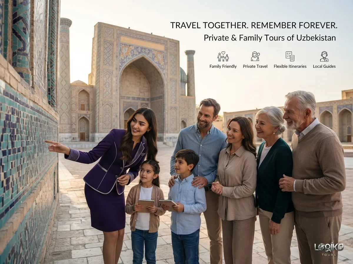 Family private tour in Samarkand