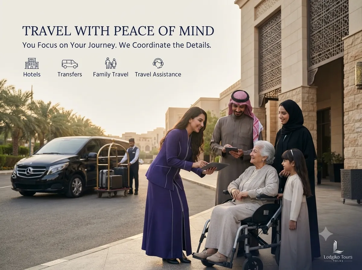 Comfortable organized Umrah family travel